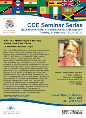 Image of Dr Annamaria Motrescu-Mayes Seminar Flyer 