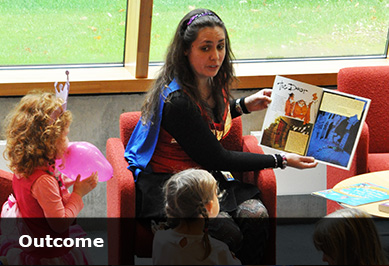 Story being read to children