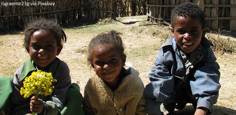 Children in rural Ethiopia