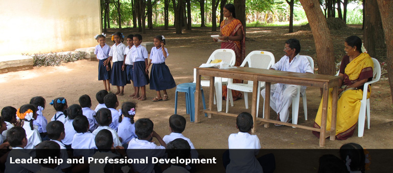 children learning in a class setting