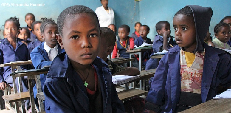 Primary school students Ethiopia