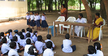 Outdoor Primary classroom India