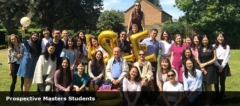 student and staff party in Faculty garden