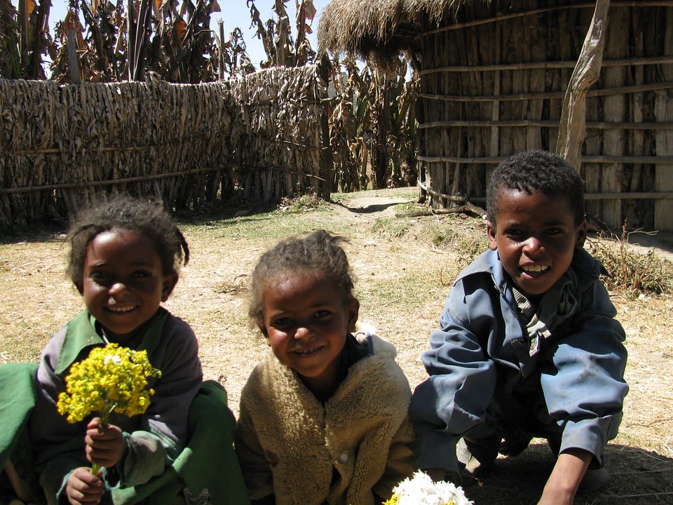 Children in rural Ethiopia. Ggraeme23g via Pixabay.