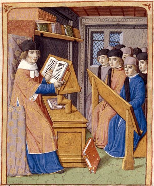 Medieval depiction of Servius