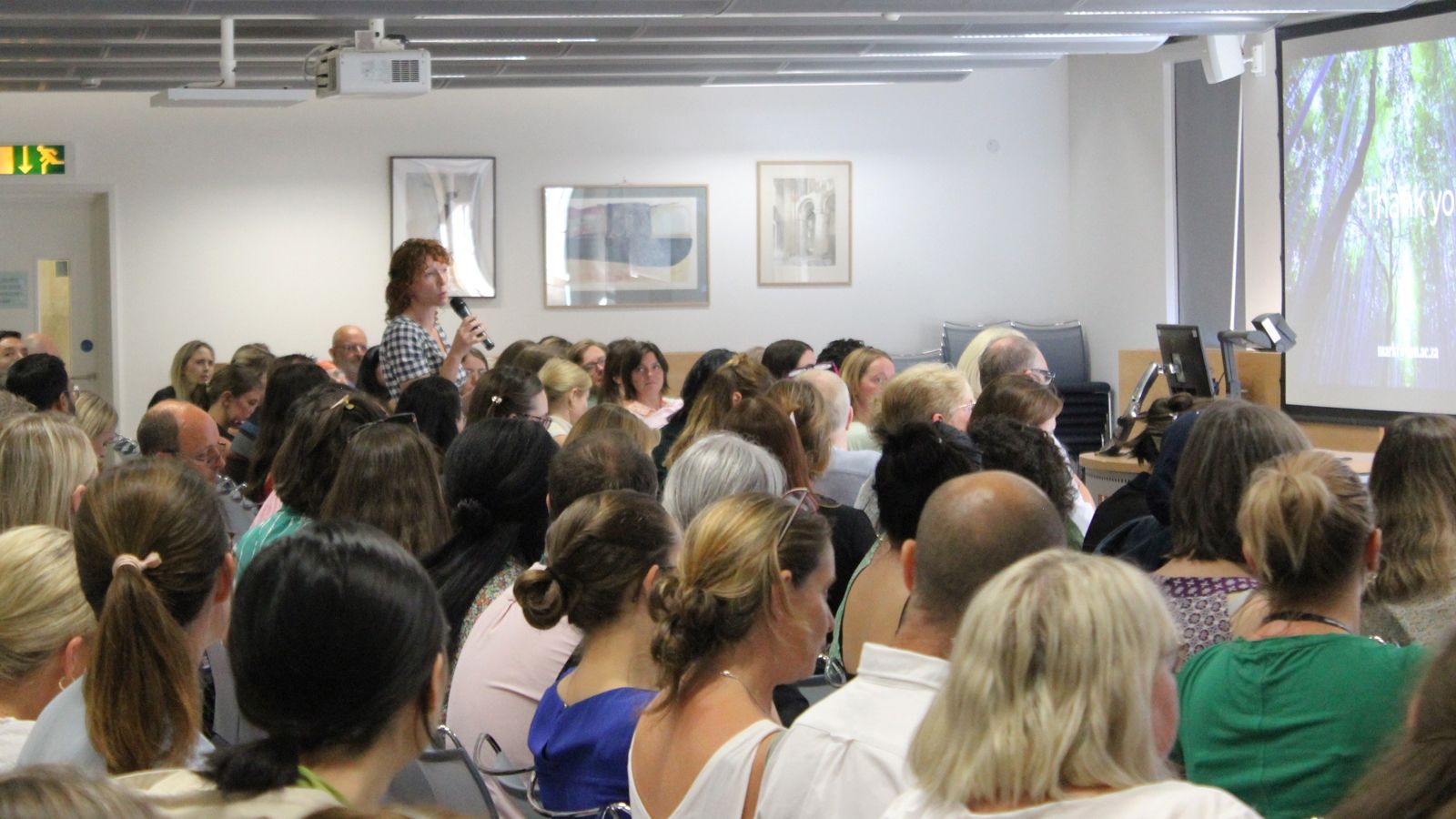 Q&A at the PEDAL conference