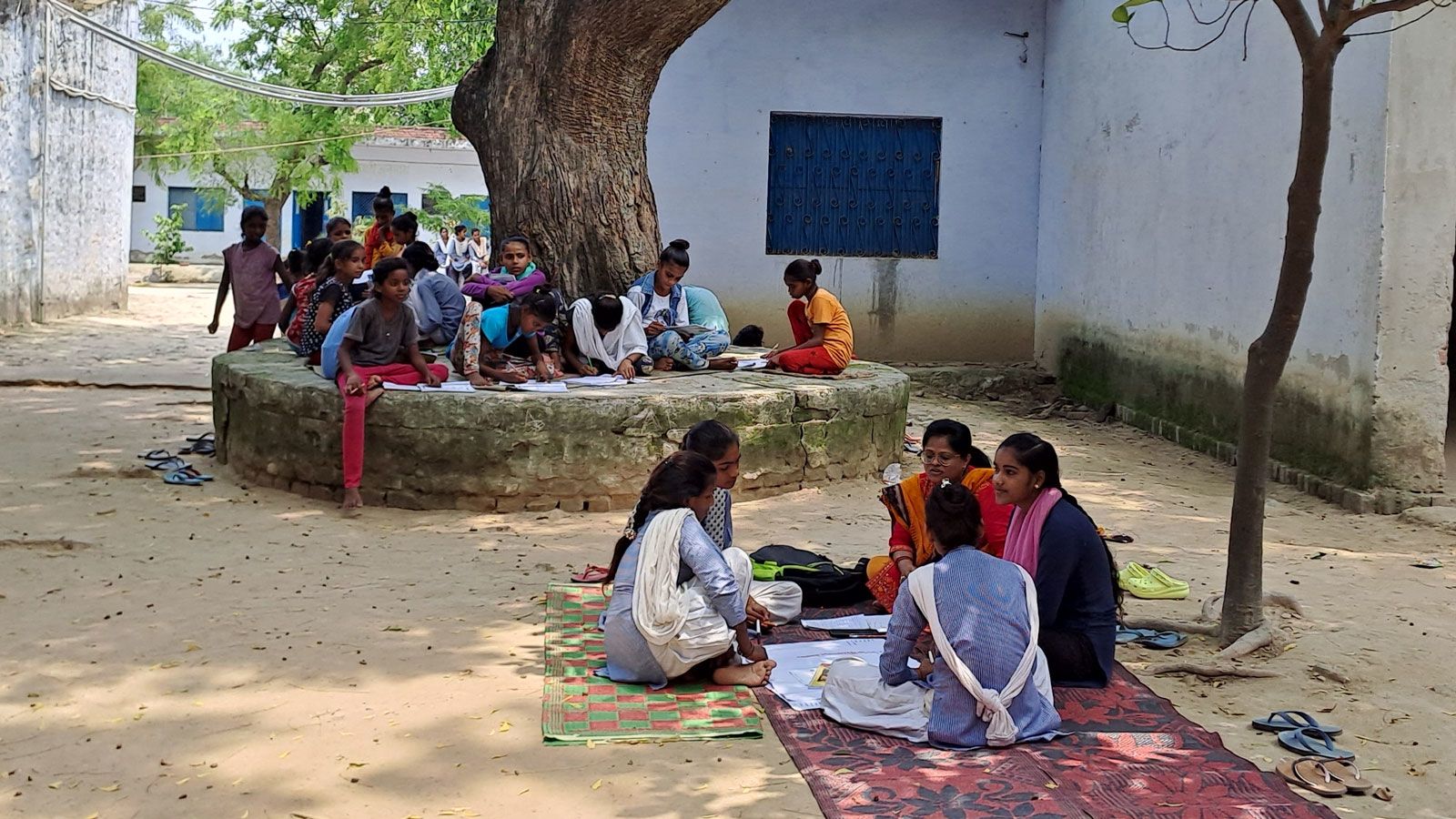 People studying together