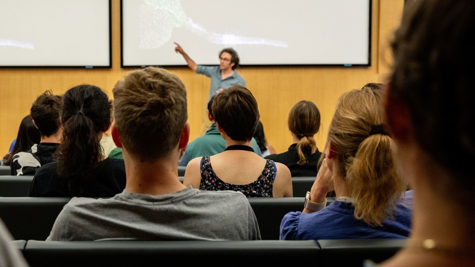 Students in a lecture