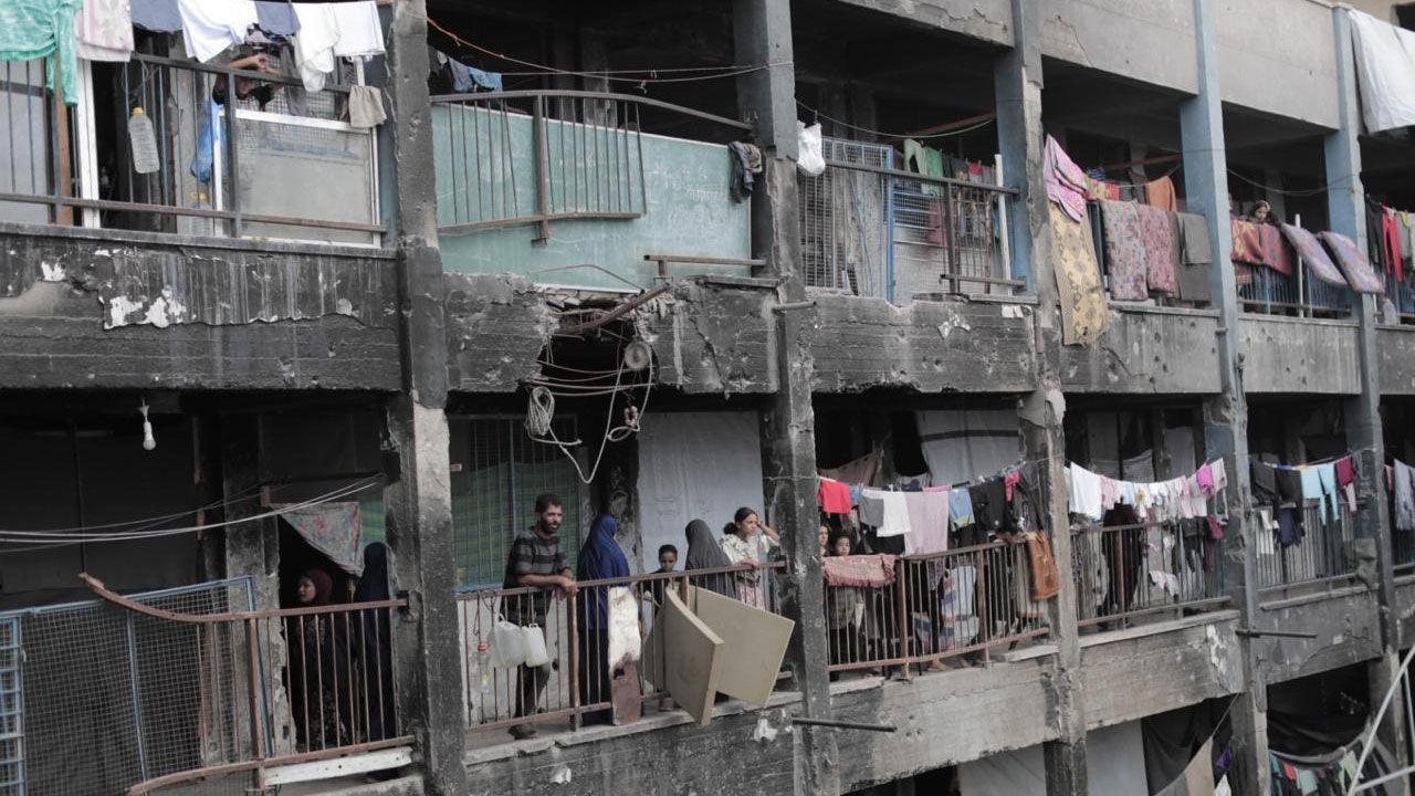 UNRWA-run Khan Younis Elementary Coed School, August 2024
