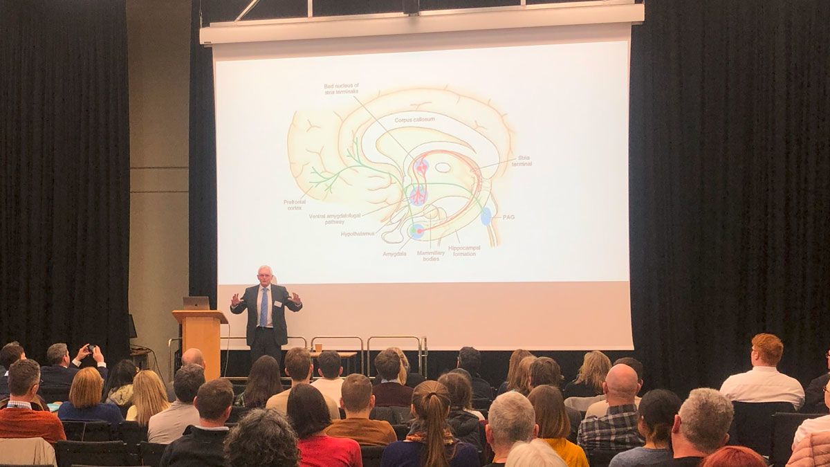 Steve Peters lecturing