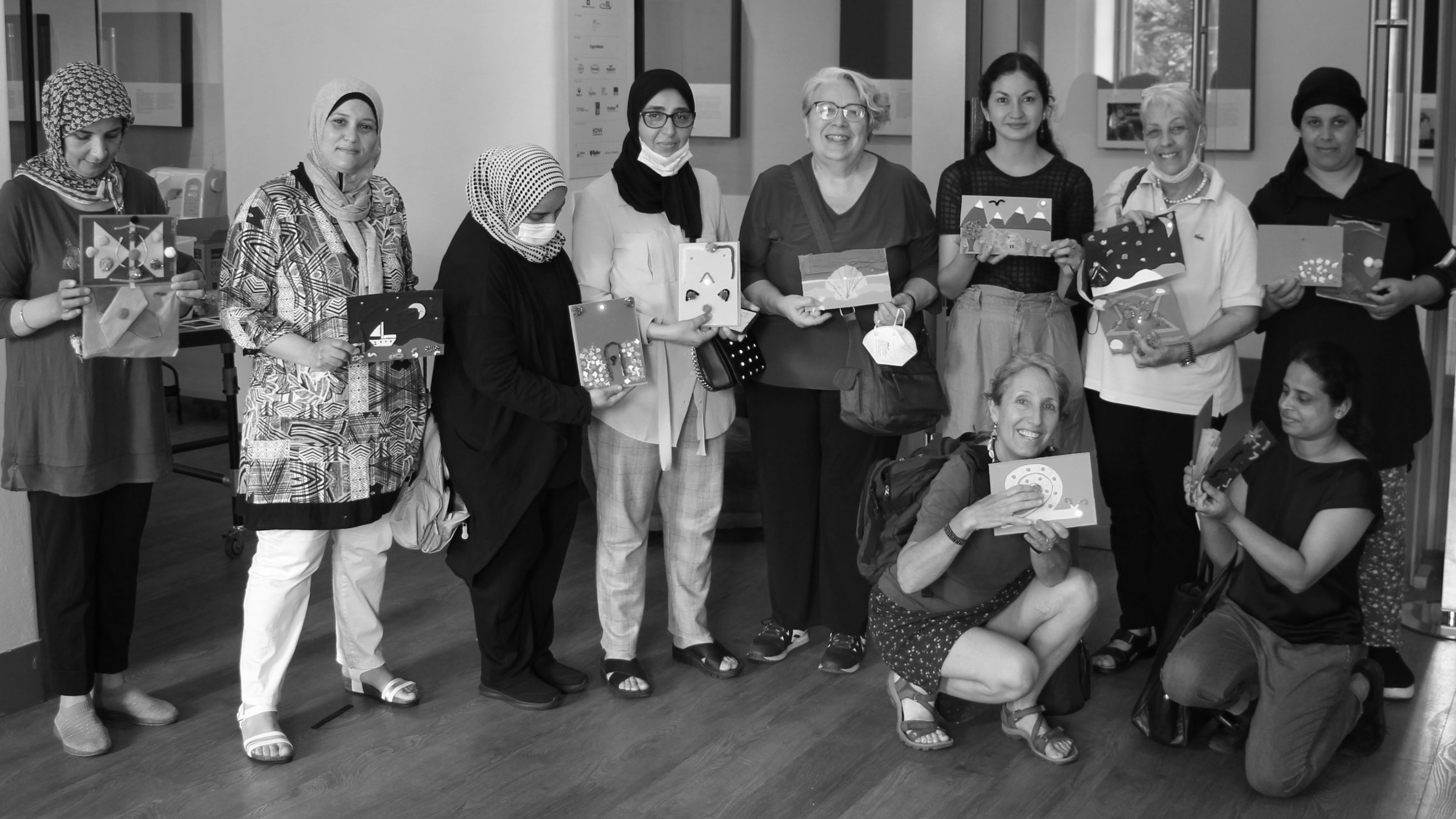 Adult learners at a workshop